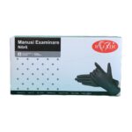 Manusi Examinare Maxim Nitril Negre 100 bucati