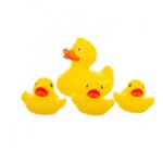 Set 4 jucării de baie Akuku A0162 Rățuște – sigure, colorate, non-toxice