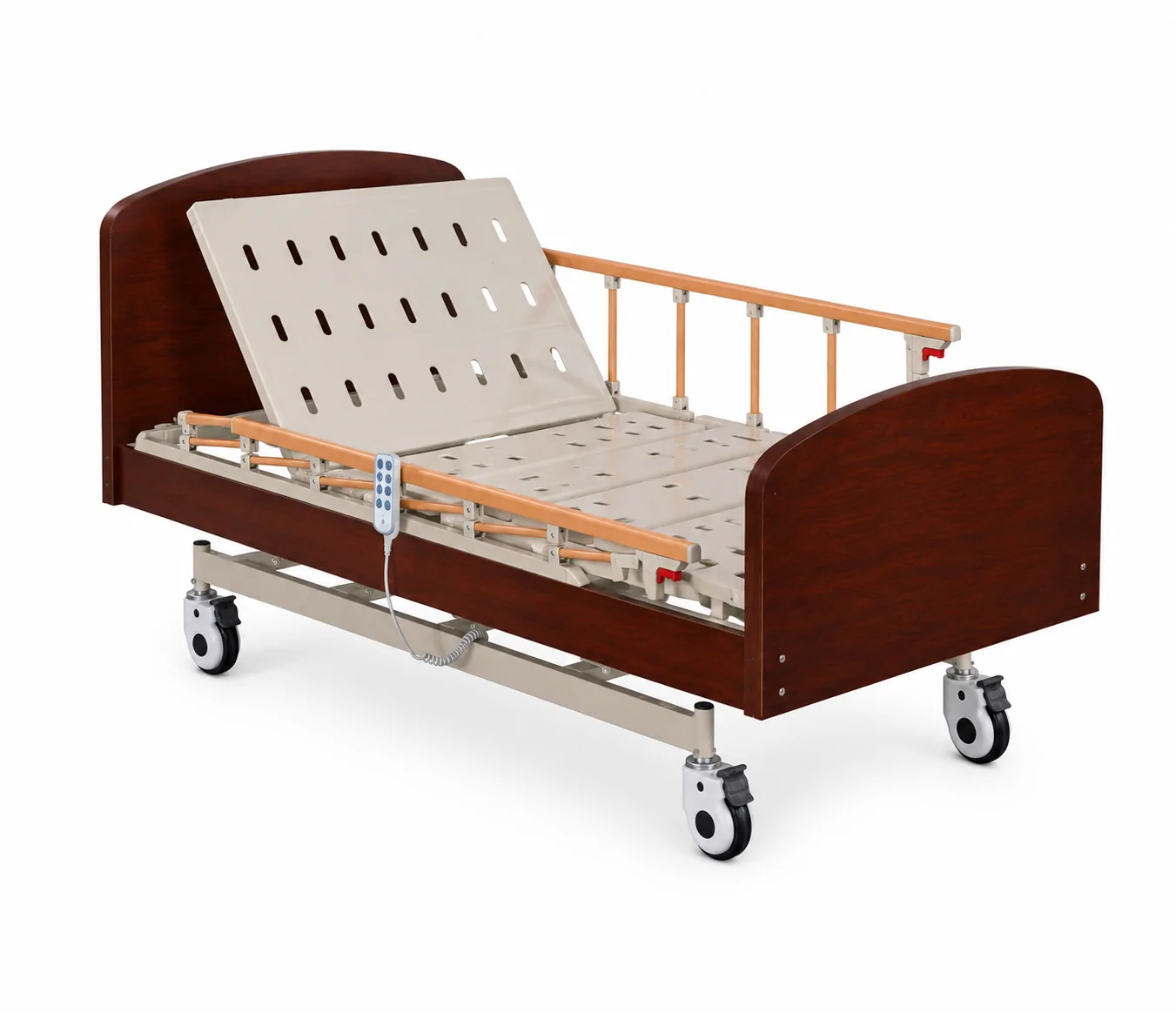 Pat Spital Electric Dr. Happy JL8102 cu Saltea Medicală 10 cm