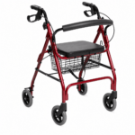 Rolator Pliabil Cu 4 Roti, Frana, Scaun Si Cos, Din Otel DrHappy JL966LH